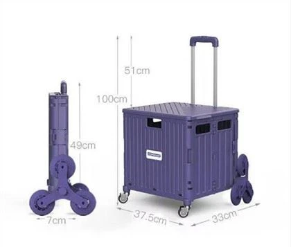 6-hjul Folding Utility Cart